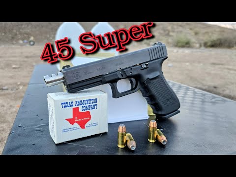 Видео: 45 Super +P | Texas Ammunition Company | Тест на баллистический гель