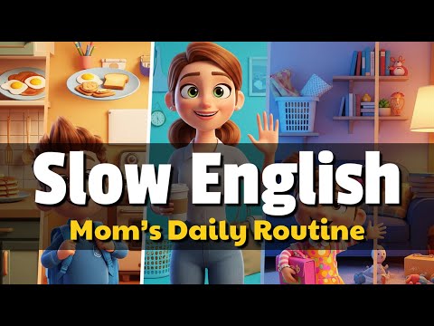 Видео: Мой распорядок дня как мамы | Практика аудирования английского языка (уровень A2)