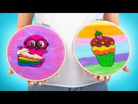 Видео: Можно ли рисовать шерстью?