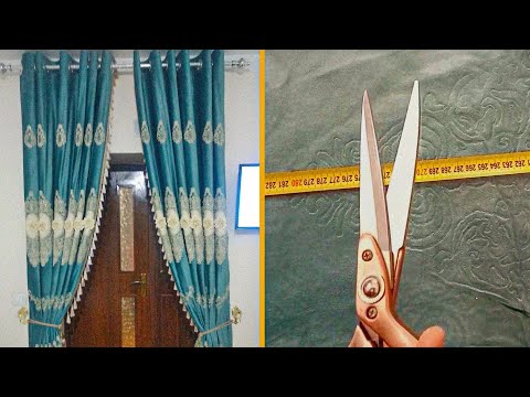 Видео: Как подшить шторы вручную / Parda tikishni o'rganamiz ✂️