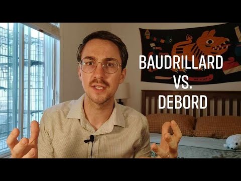 Видео: Жан Бодрийяр против Ги Дебора