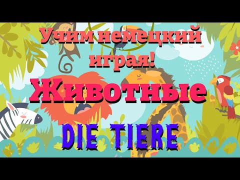 Видео: Животные - Die Tiere (Учим немецкий: Словарный запас)