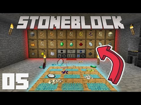 Видео: StoneBlock #05 - Сортировка ресурсов | Выживание в Маинкрафт с модами