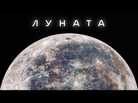 Видео: Луната в Ultra HD: Всичко за естествения спътник на Земята!  #космос  #астрономия  #луна