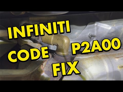 Видео: Исправление кода Infiniti P2A00