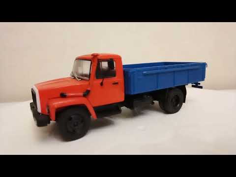 Видео: Теперь тоже легенда:  Газ 3309  #масштабные_модели   #грузовик 