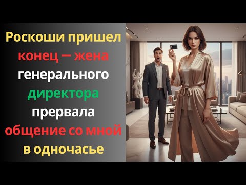 Видео: «Роскоши пришел конец!» — жена генерального директора прервала общение со мной в одночасье!