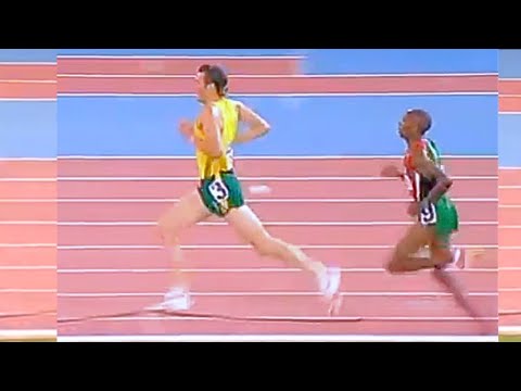 Видео: Австралийский гигант обгоняет чемпионов Кении в забеге на 5 км
