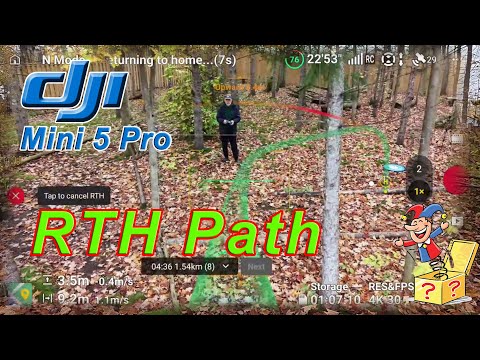 Видео: DJI Mini 5 Pro выполняет больше трюков RTH для вашего развлечения 😱😳👍👽