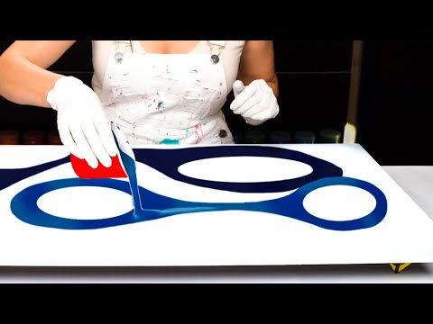 Видео: Многоэтапное рисование океана текстурой! 🌊 Песок, краска и эпоксидная смола -Вау!😍 Акриловая заливка