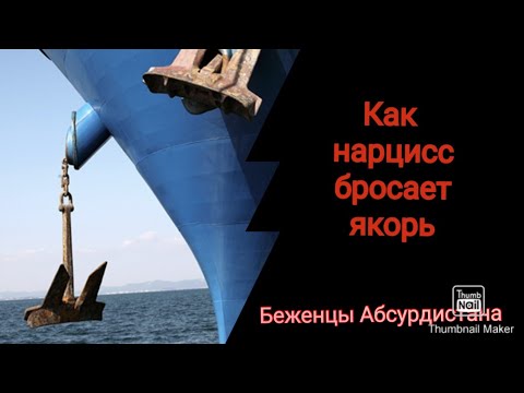 Видео: Как нарцисс бросает якорь