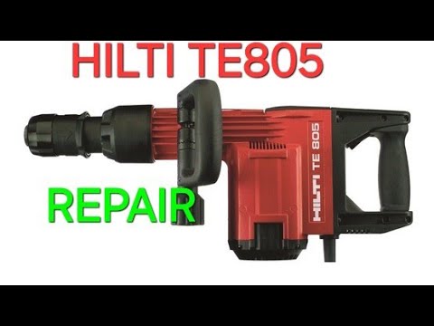 Видео: TE805 HILTI как самому провести ремонт отбойного молотка