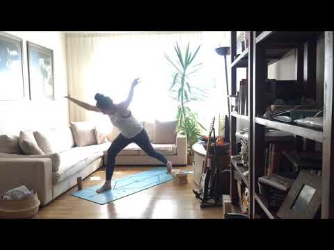 Видео: Весела Vinyasa Flow (извивки и усуквания) YogaVibe@Home