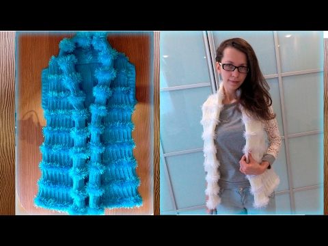 Видео: Вяжем стильный жилет спицами