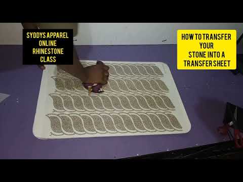 Видео: КАК АККУРАТНО ПЕРЕНЕСТИ КАМЕНЬ НА ПЕРЕВОДНОЙ ЛИСТ