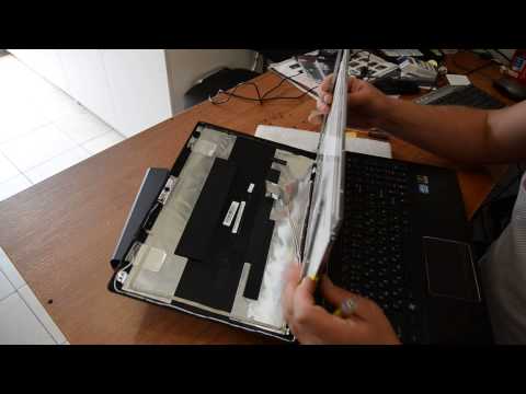 Видео: Замена матрицы ноутбука Lenovo G580 (20150)