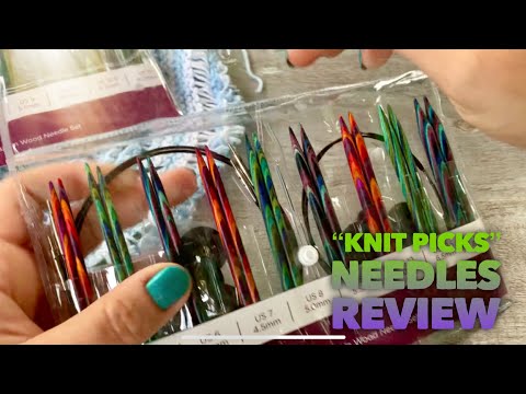 Видео: Обзор на спицы "Knit Picks" 💚 / Knitting Needles Review