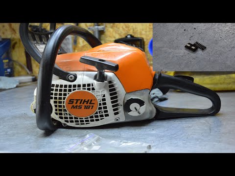 Видео: Бензопила STIHL 181 Душиться при натиску на газ!