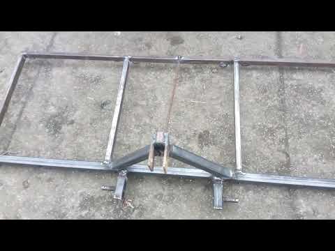 Видео: Рамка для бороны на навеску к минитрактору Синтай ХТ 244.