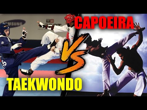 Видео: Тхэквондо против капоэйры!!! Кто победит?
