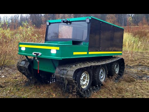 Видео: Парень сделал сам вездеход! 3 года собирал... Испытываем..