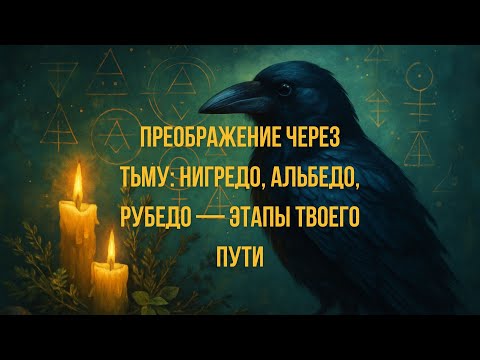 Видео: Где ты в алхимическом процессе? Нигредо, Альбедо, Рубедо @ШепотВорона19