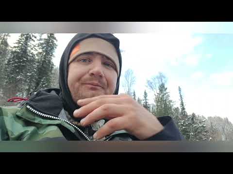 Видео: День 11 октября 2025г Рыбалка в Сибирской реке р.уса,  я превый раз вижу гора снег красиво.
