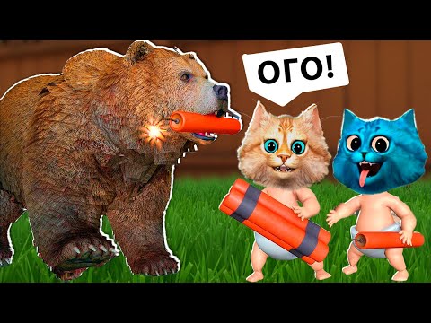 Видео: 🐻 РЕБЕНОК в Жёлтом приручил МЕДВЕДЯ 😜 Who's Your Daddy Весёлый Кот и КОТЁНОК ЛАЙК