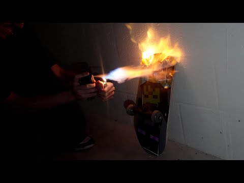 Видео: скейтборд майнкрафт