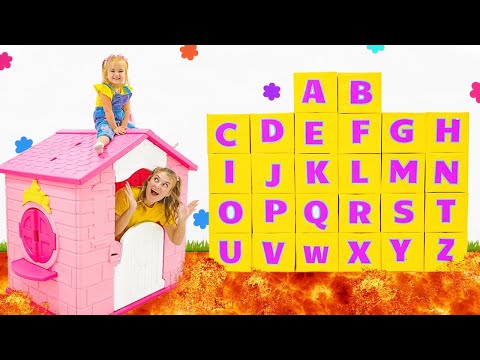 Видео: Алиса изучает английский алфавит - видео для детей