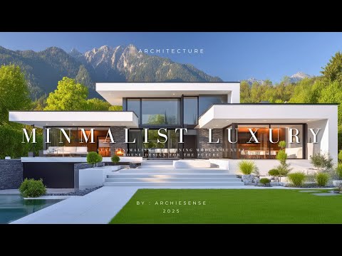 Видео: Современные роскошные дома в стиле минимализма, которые переосмысливают элегантность и простоту