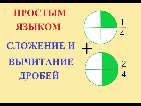 Видео: Сложение и вычитание дробей. Неправильная дробь. Смешанная дробь.