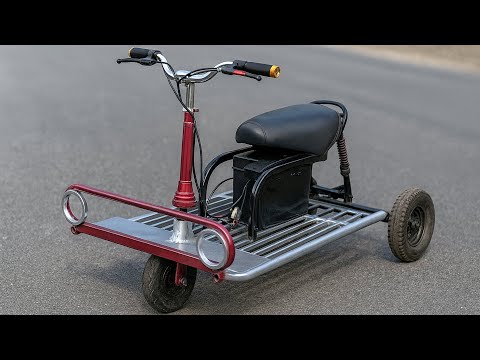 Видео: Все удивлены дизайном моего трёхколёсного электрического автомобиля