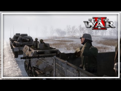 Видео: Men of War 2 (В тылу врага 3) | Миссия за ГЕРМАНИЮ | Путь сквозь снег