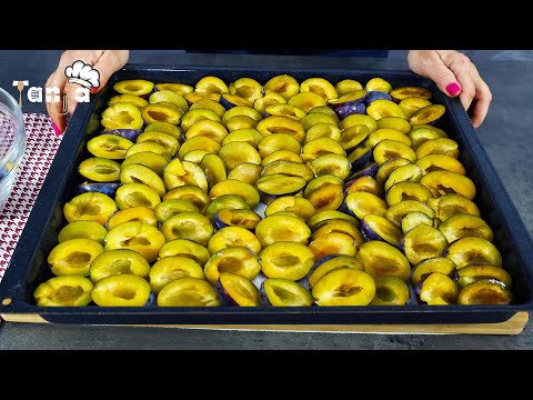 Видео: старый бабушкин рецепт консервации слив в банках - сливы из духовки на зиму