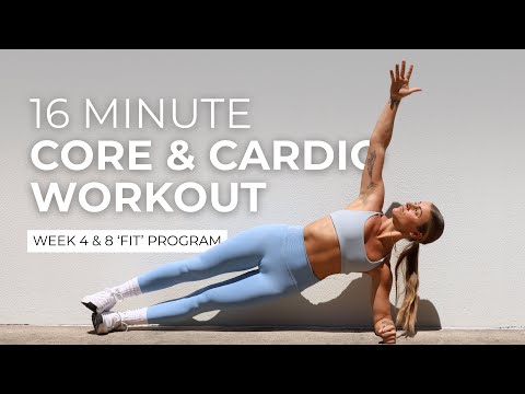 Видео: 16-МИНУТНАЯ ТЕМПЕРАТУРА ДЛЯ КОРА И КАРДИО 4-я и 8-я неделя программы «FIT». Эшли Фримен