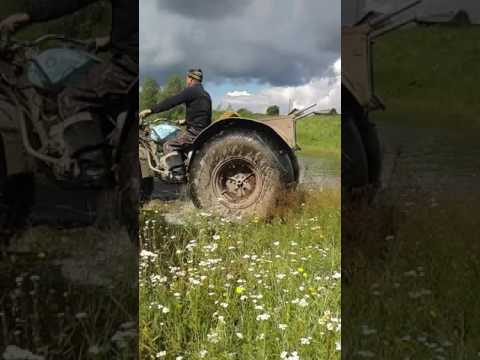 Видео: Переплываем через реку Икса на озеро тяпка