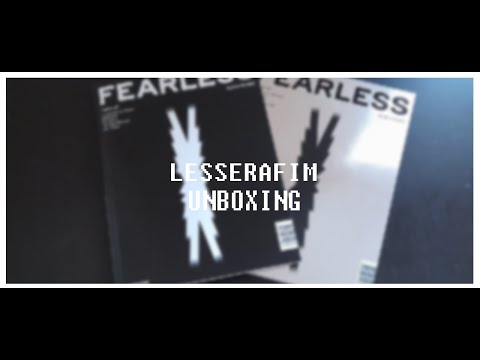 Видео: LE SSERAFIM - 1st Mini Album ❝ Fearless ❞ Unboxing | Распаковка первого мини альбома LE SSERAFIM