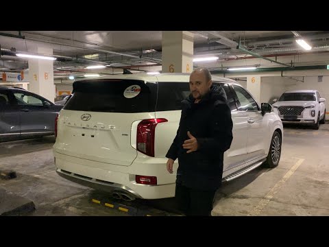 Видео: Hyundai Palisade 2021 из Кореи в Москву в марте 2023 года.