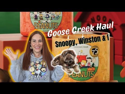 Видео: Коллекция свечей Goose Creek Peanuts #peanuts #snoopy #goosecreek