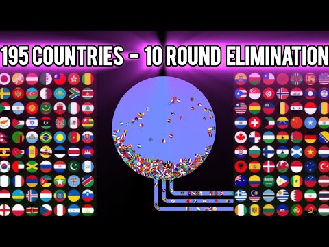 Видео: 195 стран — 10 раундов на выбывание | МИРОВАЯ ГОНКА ПО МРАМОРУ