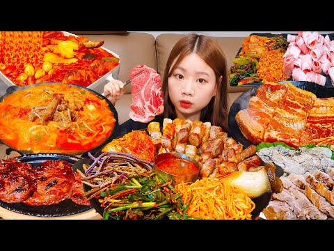 Видео: Sub)Real Mukbang- Hacking Recovery Greeting 🥳 Подборка корейских блюд 🍱 ASMR