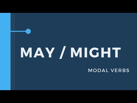 Видео: May/Might modal verbs. May/Might модальді етістігі. Ағылшынша тез үйрену сабақтары.