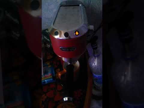 Видео: Delonghi EC680 мигает лампочка пара оранжевый цвет чистим