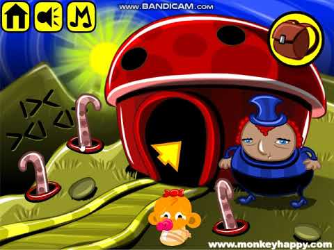 Видео: Счастливая обезьянка, уровень 301 (Monkey Go Happy Stage 301)