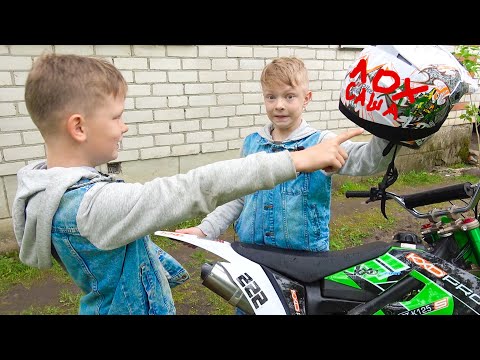 Видео: Арсений испортил ШЛЕМ  для питбайка. АРСЕНИЯ ЗАКРЫЛИ в доме. БРОС ШОУ