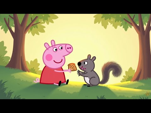Видео: Свинка Пеппа — Встреча с белкой в ​​парке