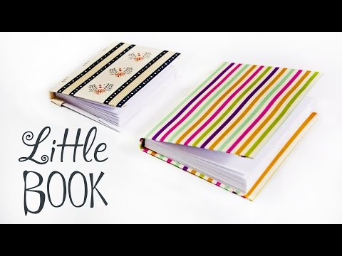 Видео: Как сделать маленькую книжку из бумаги | Мини дневник