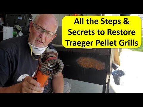 Видео: Как перебрать и отреставрировать пеллетный гриль Traeger | Полная переборка коптильни для барбекю