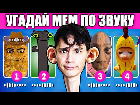 Видео: УГАДАЙ МЕМ ПО ЗВУКУ!🤠 [КОВБОЙ НАГГЕТС, КОТ БАНАН, АМОНГ АС, ЧИПИ-ЧИПИ И Т.Д.] @emojicool